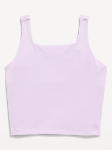 Old Navy StudioSmooth Longline Sports Bra for Girls - Dusky Lavender in Kuwait