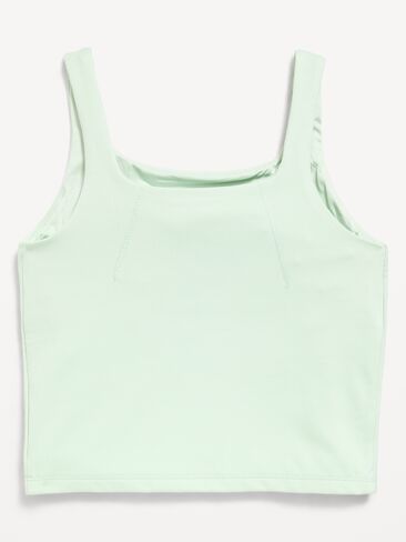 Old Navy StudioSmooth Longline Sports Bra for Girls - Soft Aloe in Kuwait
