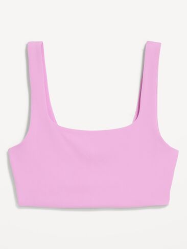 Old Navy Light Support StudioSmooth Square-Neck Sports Bra - Orchid in Kuwait