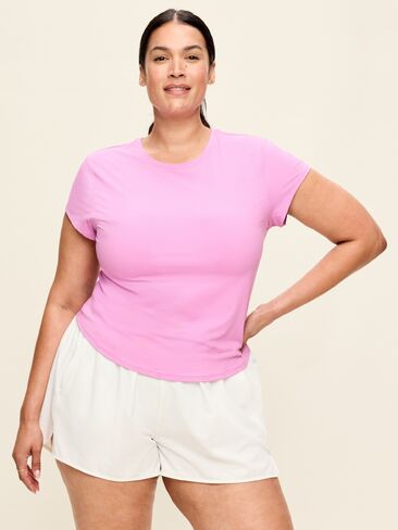 Old Navy StudioSmooth Short-Sleeve Base Layer Top - Orchid in Kuwait