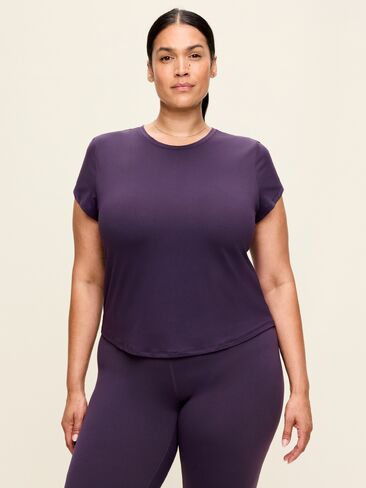 Old Navy StudioSmooth Short-Sleeve Base Layer Top - Nebula in Kuwait