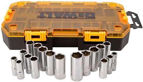 DEWALT Deep Socket Set, 20-Piece, 3/8" Drive Metric/SAE (DWMT73812) in Saudi Arabia
