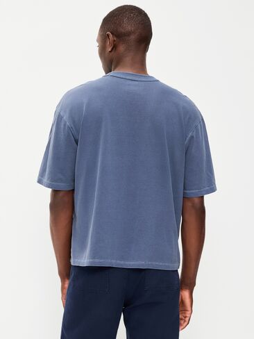 Old Navy Garment-Dyed Heavyweight Cropped T-Shirt - Night Life in Kuwait