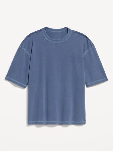 Old Navy Garment-Dyed Heavyweight Cropped T-Shirt - Night Life in Kuwait
