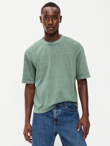 Old Navy Garment-Dyed Heavyweight Cropped T-Shirt - Lakeshore in Kuwait