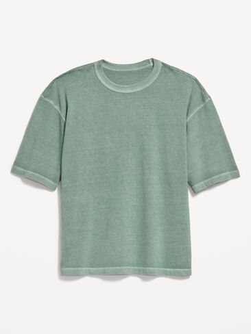 Old Navy Garment-Dyed Heavyweight Cropped T-Shirt - Lakeshore in Kuwait