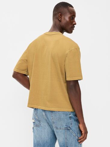 Old Navy Garment-Dyed Heavyweight Cropped T-Shirt - Wetland Reed in Kuwait