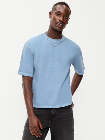 Old Navy Garment-Dyed Heavyweight Cropped T-Shirt - Tomales Bay in Kuwait