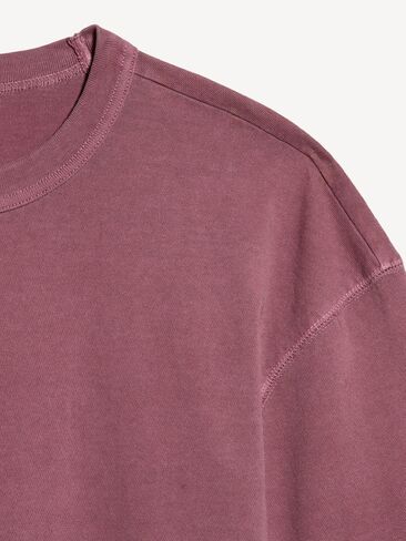 Old Navy Garment-Dyed Heavyweight Cropped T-Shirt - Reddy Or Not in Kuwait