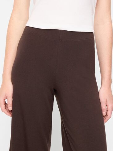 Old Navy High-Waisted Fashion Wide-Leg Leggings - Black Coffee in Kuwait