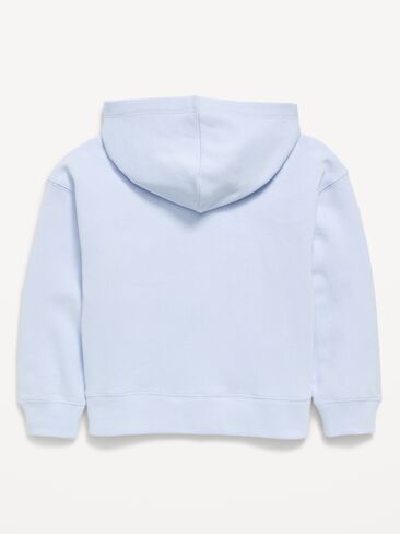 Old Navy Logo-Graphic Zip Hoodie for Girls - Contrail in Kuwait