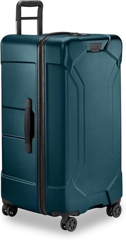 Briggs & Riley 27" Medium Trunk Spinner - Checked Luggage for Travel, Suitcases with Wheels, Hardside Rolling Bag for Men & Women, Self-Repairing Zipper - Torq Collection, Ocean in Kuwait