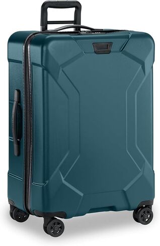 Briggs & Riley 27" Medium Trunk Spinner - Checked Luggage for Travel, Suitcases with Wheels, Hardside Rolling Bag for Men & Women, Self-Repairing Zipper - Torq Collection, Ocean in Saudi Arabia