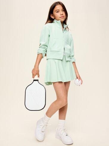 Old Navy High-Waisted PowerSoft Skort for Girls - Soft Aloe in Kuwait