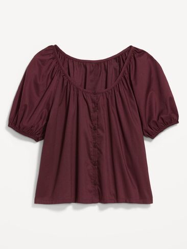 Old Navy Airy Button-Down Top - Reddy Or Not in Kuwait
