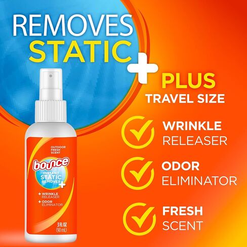 Bounce Rapid Touch-Up 3-In-1 Wrinkle Release Spray 3 oz in Kuwait