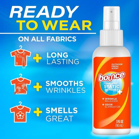 Bounce Rapid Touch-Up 3-In-1 Wrinkle Release Spray 3 oz in Kuwait