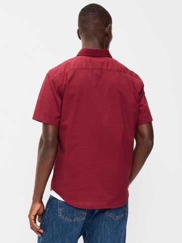 Old Navy Classic Fit Everyday Shirt - Red Dots in Kuwait