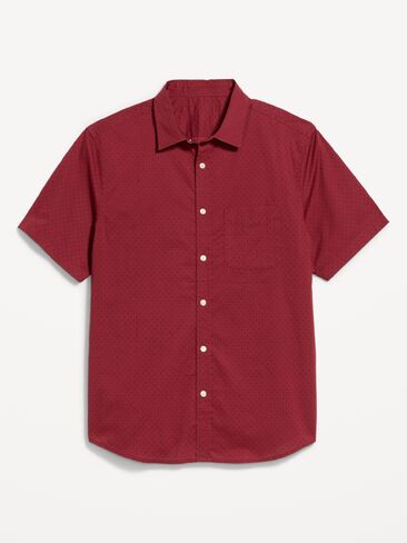 Old Navy Classic Fit Everyday Shirt - Red Dots in Kuwait