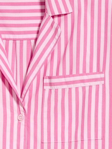Old Navy Poplin Pajama Pant Set - Pink Stripe in Kuwait