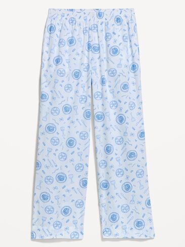 Old Navy High-Waisted Poplin Pajama Pant - Food White in Kuwait