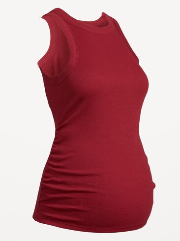 Old Navy Maternity High-Neck Tank Top - Red Velvet in Kuwait