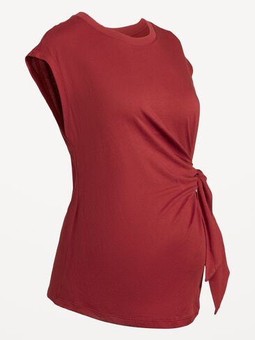 Old Navy Maternity Side-Tie Jersey Top - Loganberry in Kuwait