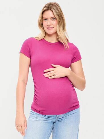 Old Navy Maternity Snug Short-Sleeve T-Shirt - MAT SS CREW SN:RADICAL in Kuwait