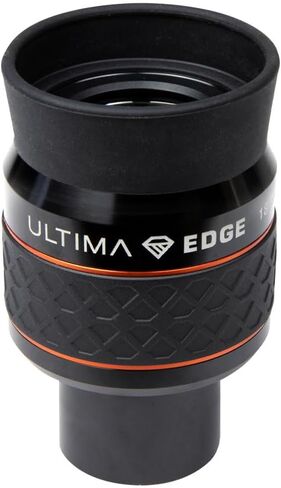 Celestron 93452 Ultima Edge 18mm Parfocal Ultra Flat Field Eyepiece Designed for 1.25" Focusers - Incredibly Crisp Views, Fully Multi-Coated Lens, Moulded Rubber Grip, Black in Kuwait