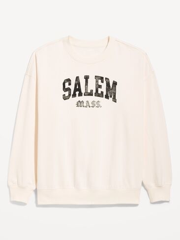 Old Navy SoComfy Oversized Crew-Neck Sweatshirt - Sea Salt in Kuwait