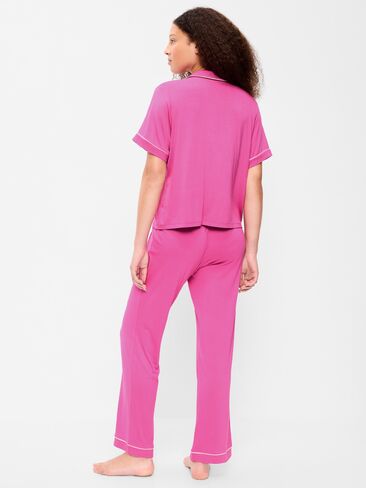Old Navy Sunday Sleep Knit Jersey Pant Set - Wild Prairie Rose in Kuwait