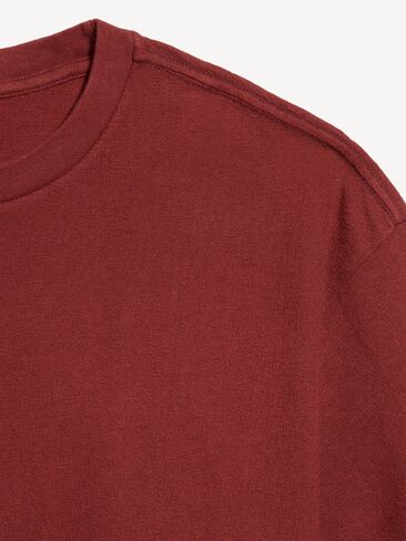 Old Navy Oversized Heavyweight Garment-Washed T-Shirt - Emberglow in Kuwait