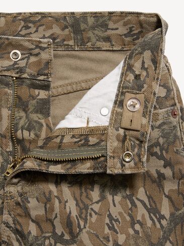 Old Navy Super Baggy Jeans for Boys - Green Tree Camo in Kuwait