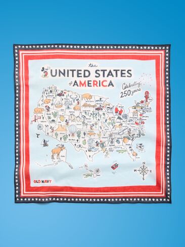 Old Navy Old Navy x Disney Cotton Scarf - Map in Kuwait