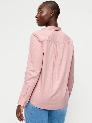 Old Navy Classic Button-Down Shirt - Pink Plaid in Kuwait