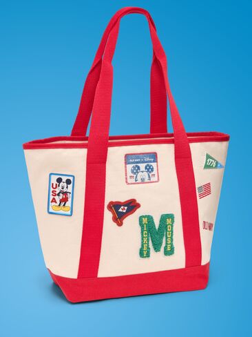 Old Navy Old Navy x Disney Mickey Mouse Large Tote Bag - Patchwork in Kuwait