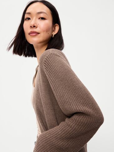 Old Navy Longline Open-Front Wrap - Chocolate Malted in Kuwait