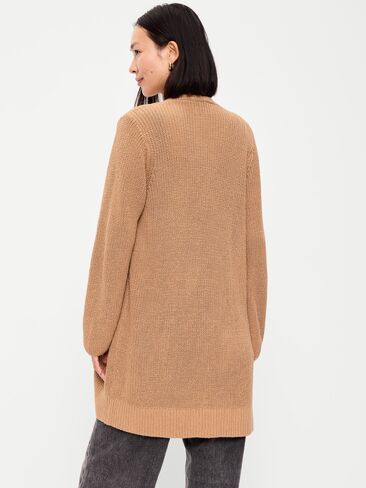 Old Navy Longline Open-Front Wrap - Heather Camel in Kuwait