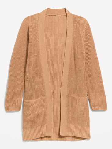 Old Navy Longline Open-Front Wrap - Heather Camel in Kuwait