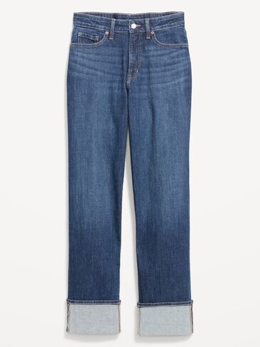 Old Navy Curvy High-Waisted OG Loose Jeans - Johnnie Mae in Kuwait