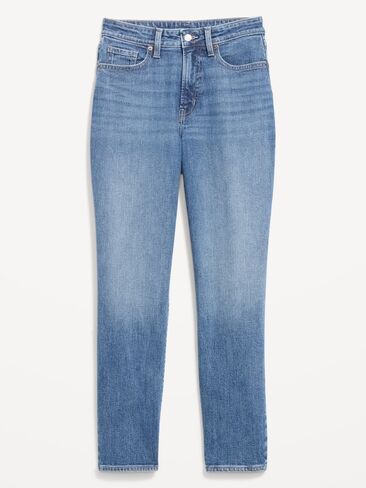 Old Navy Curvy High-Waisted OG Straight Ankle Jeans - Flossie Ann in Kuwait