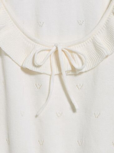 Old Navy SoSoft Cotton Tie-Front Pointelle Tank Top - Creme De La Creme in Kuwait