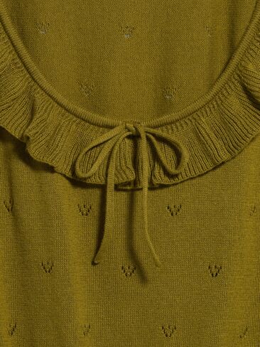 Old Navy SoSoft Cotton Tie-Front Pointelle Tank Top - Mysterious Fern in Kuwait