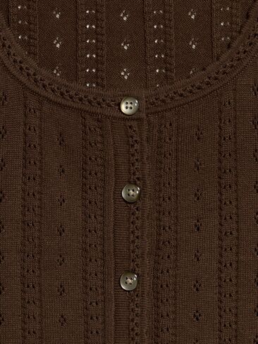 Old Navy Seaside Cotton Short-Sleeve Button-Down Sweater - Earthen in Kuwait