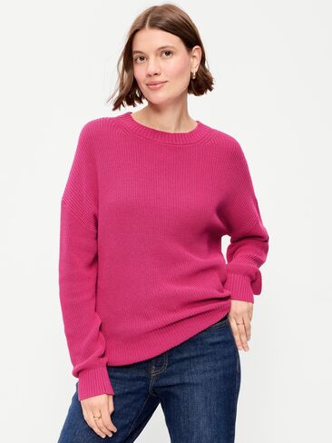 Old Navy Seaside Cotton Shaker Tunic Sweater - Papyrus Flower in Kuwait
