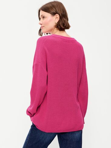 Old Navy Seaside Cotton Shaker Tunic Sweater - Papyrus Flower in Kuwait