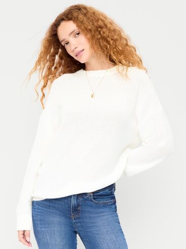 Old Navy Seaside Cotton Shaker Tunic Sweater - Sea Salt in Kuwait