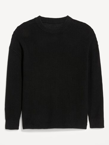 Old Navy Seaside Cotton Shaker Tunic Sweater - Black Jack in Kuwait