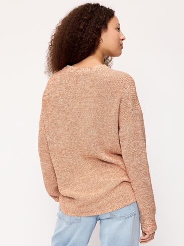 Old Navy Seaside Cotton Shaker Tunic Sweater - Oatmeal Marl in Kuwait