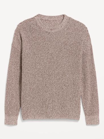 Old Navy Seaside Cotton Shaker Tunic Sweater - Brown Marl in Kuwait